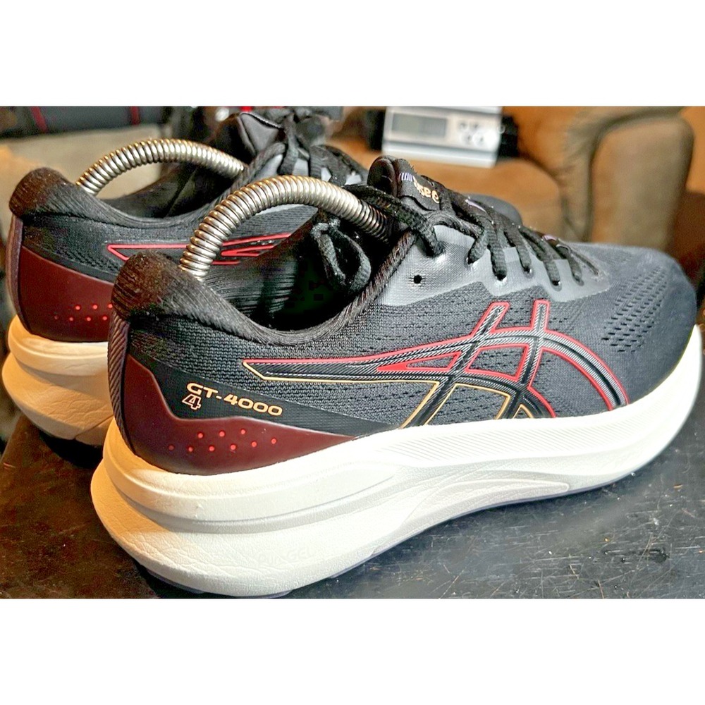 ASICS GT-4000 4 Women's Size 9.5 Wide Black/Coral Reef Running Shoes Sneakers - Picture 5 of 10